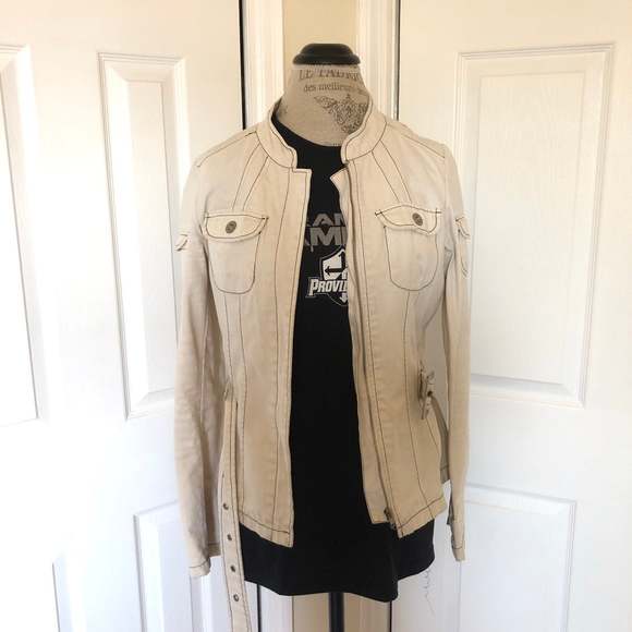 Only Jackets & Blazers - ONLY White Denim Jacket / Coat